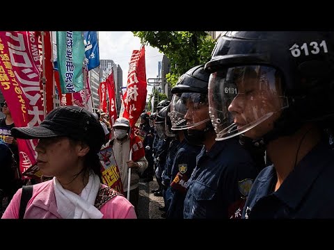 Hunderte protestieren gegen Atomwaffen bei Zeremonie in Hiroshima