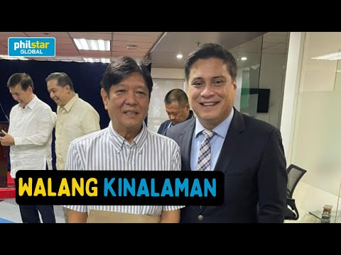 President Bongbong Marcos sinabing walang kinalaman sa pagbabago sa Senate leadership
