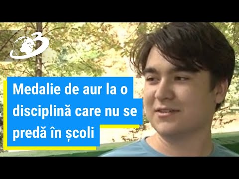 Un elev de 16 ani din Gorj a obţinut medalia de aur la Olimpiadă