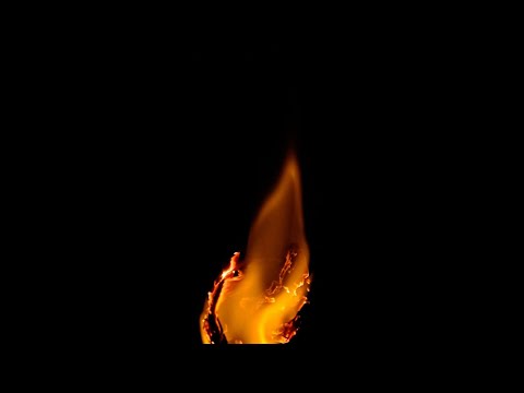 fire watching　candle free　relaxing mute　ローソク　炎　フリー素材 【ろうそく】