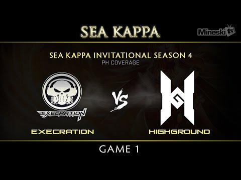 Execration vs HighGround | SEA Kappa Invitational | PH Coverage  | Game 1