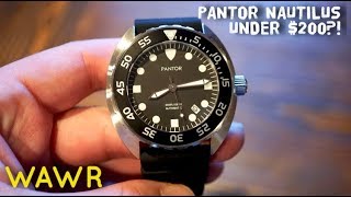The NEW PANTOR NAUTILUS Diver Watch Review