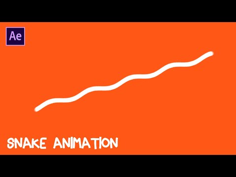 How to Create Snake Animation in After Effects Tutorial