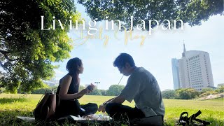日本生活vlog｜往戶外走走🍃、實施定期斷捨離💪🏻、與朋友的鎌倉七里濱🐠、曬紅臉出現過敏反應💦、夏季穿搭日常｜水瓶小姐