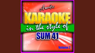 Rhythms (In The Style Of Sum 41)