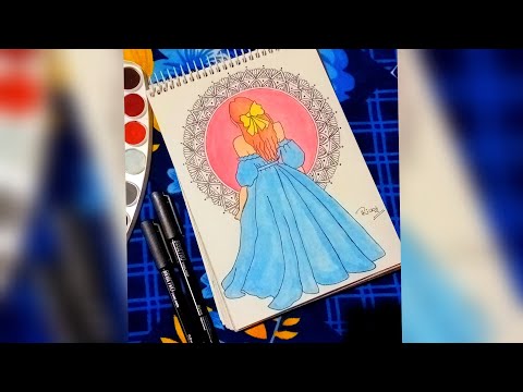 Easy Mandala Art | Illustration based Mandala | Reetika's Art Studio