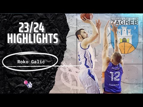 Roko Galic Highlights 2023/24 || Croatia A1 Liga  || KK Zagreb
