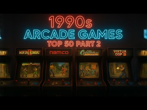Top 50 Arcade Games of the 90's: Part 2 #arcadegames