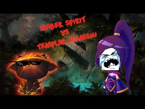 DOTA 2 - Ember Spirit vs Templar assassin
