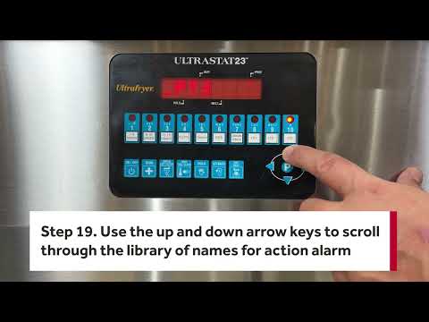 How to Program an Ultrafryer UltraGold Fryer with Ultrastat 23