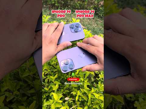 Iphone 14 Pro vs Iphone 14 Pro Max Camera Comparison #shorts #iphone14pro #iphone14promax #iphone