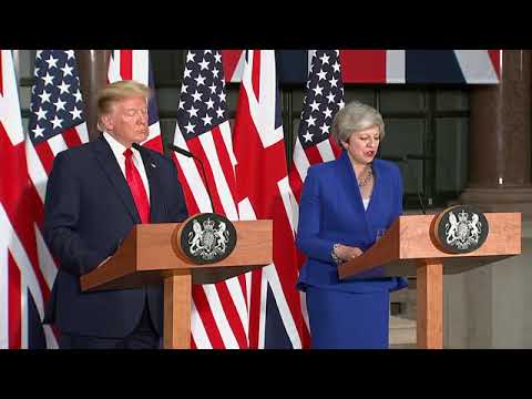 TRUMP RIPS LONDON MAYOR: President Trump FULL Speech With Theresa May