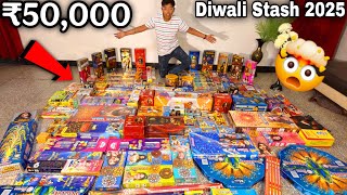 2025 Biggest Diwali Stash Worth ₹50,000 | इस दीपावली नए तरह के पटाखे | #diwali #kanpur #trending