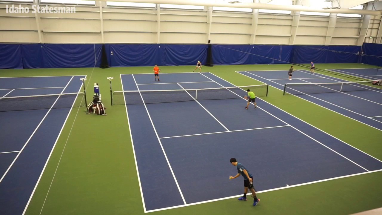 Overhead view of Eagle Tennis Club indoor courts — Idaho Statesman video tour