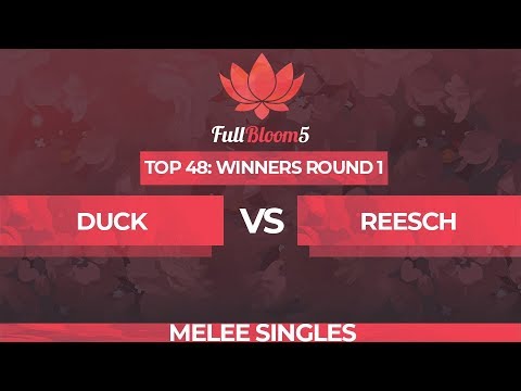 Duck vs Reesch - Melee Singles Top 48: Winners Round 1 - Full Bloom 5