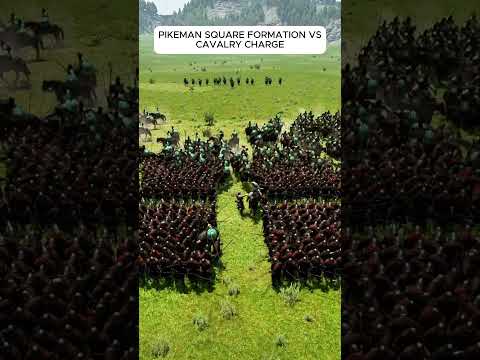 Pikeman Square Formation VS Cavalry Charge