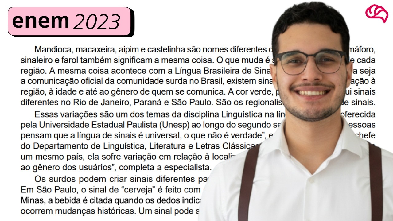 Resolução em Vídeo — Questão 16 ENEM 2023