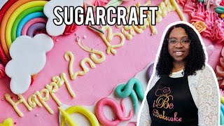 Come make SIMPLE SUGARCRAFTS and work with NON-EDIBLE PRINTS for a Princess sheet cake #cakebusiness