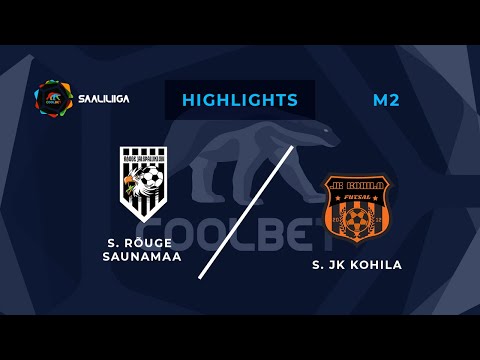 Rõuge Saunamaa - JK Kohila. Coolbet Saaliliiga. MD 2. Highlights