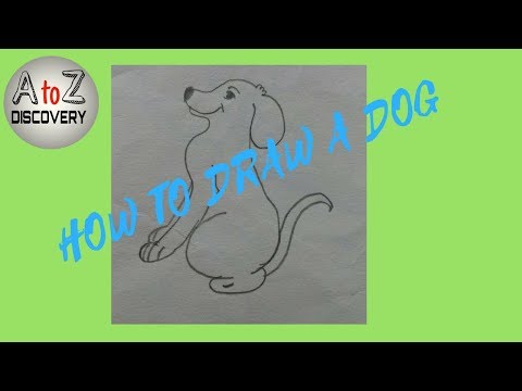 HOW TO DRAW A DOG VERY EASILY STEP BY STEP Video