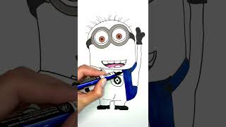 Despicable Me 4 Coloring Pages | How to color Minion #minions #despicableme