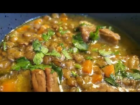 Algerian Lentil Soup With Lamb Fast And Easy