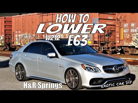 Lowering my w212 E63s