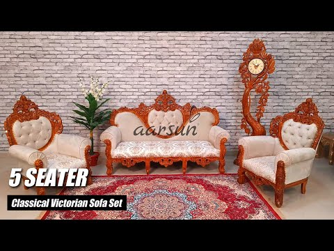 Victorian Sofa Set: Handmade Luxury [Video]