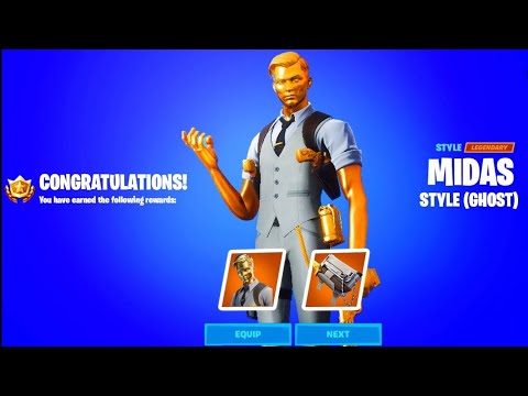 How to get Shadow or Ghost Midas(Fortnite)