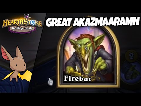The GREAT Azamakrakaraararma | Firebat Hearthstone Battlegrounds