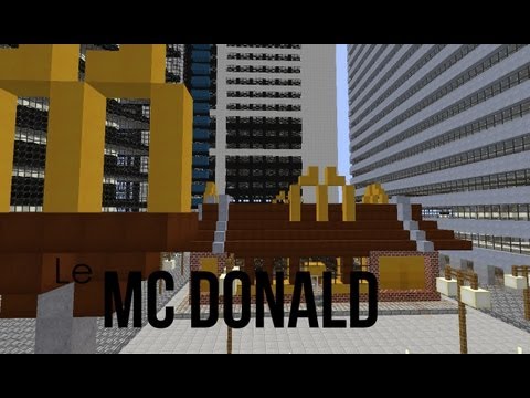 comment construire un macdo dans minecraft