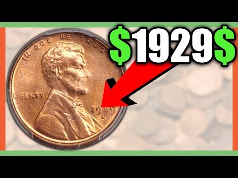 WHAT IS A 1929 WHEAT PENNY WORTH? RARE PENNY COINS WORTH MONEY!!