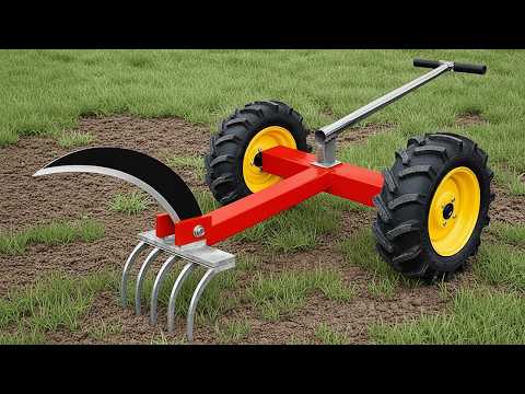 Die unglaubliche Erfindung eines Bauern! Alte Sicheln werden zu leistungsstarken, selbstgemachten We