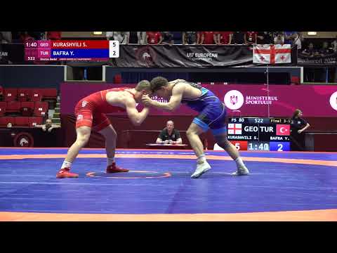 BRONZE FS - 80 kg: S. KURASHVILI (GEO) v. Y. BAFRA (TUR)