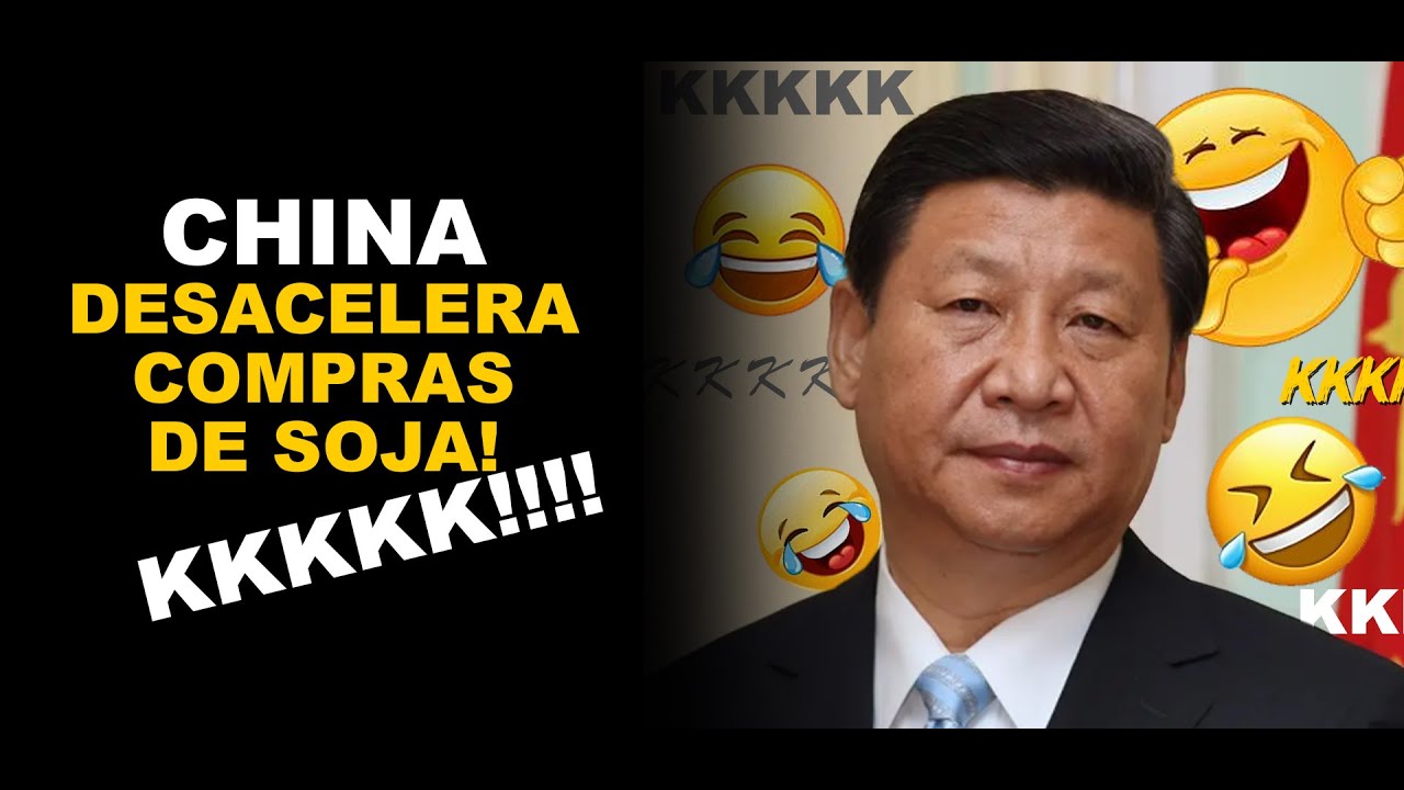 CHINA DESACELERA COMPRAS DE SOJA! KKKKK!!!!