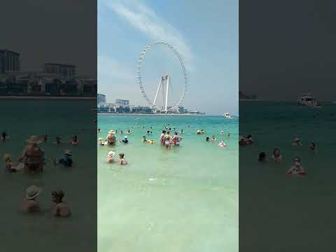 Dubai marina beach 🏖 most beautiful beach in the world