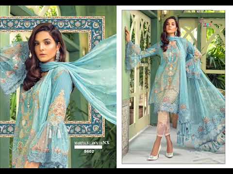 MARIA B LAWN VOL 18 NX BY SHREE FABS|BANDHANI PALACE BEST EID COLLECTION SALWAR SUITS
