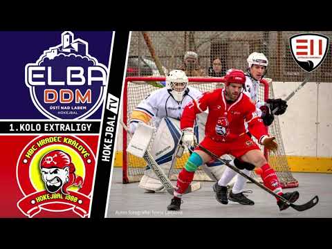 Highlights 1. kola Extraligy hokejbalu | Elba DDM Ústí nad Labem vs. HBC Hradec Králové 1988 | 3.9.