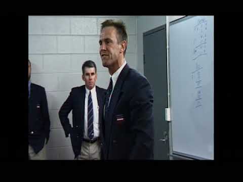 Terry "Plough" Wallace's "I'll Spew Up" spray, after Footscray lost to Collingwood.