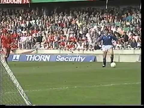 Highlights of the 1991 Irish Cup Final - Portadown 2 Glenavon 1
