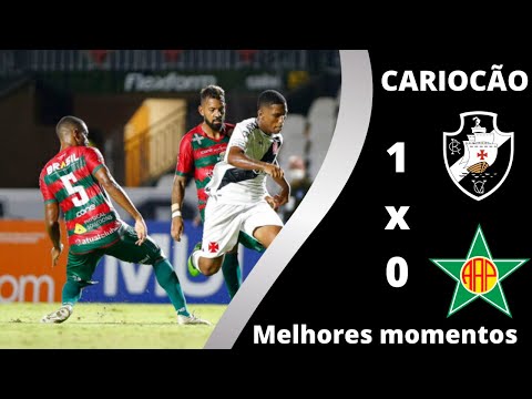 VASCO 1 X 0 PORTUGUESA. MELHORES MOMENTOS E GOL DA VITORIA DO VASCO SOBRE A PORTUGUESA NO CARIOCÃO