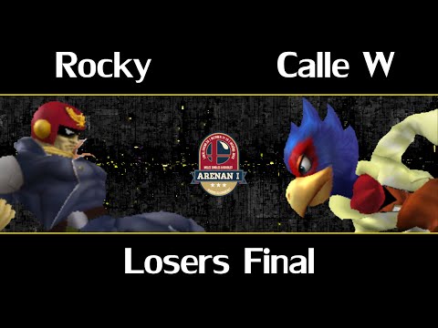 Arenan I - Rocky (C.Falcon) Vs. Calle W (Falco) - Melee Losers Finals