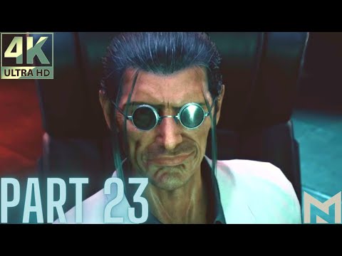 FINAL FANTASY 7 REMAKE Gameplay Walkthrough - HOJO'S LAB - Part 23 FULL GAME 4K PS5 - No Commentary