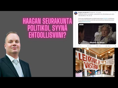 Haagan seurakunta politikoi, syynä ehtoollisviini?