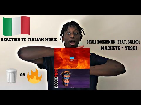 FIRST REACTION TO ITALIAN MUSIC FT MACHETE, GHALI & SALMO