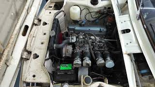 1967 BMW 1600ti Engine Bay Start Up