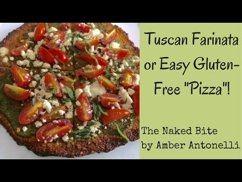 Herbed Farinata with Roasted Garlic & Tomatoes: Easy Gluten-Free “Pizza”