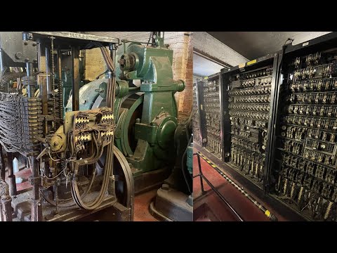 1950s Otis Autotronic Elevator Machine Room