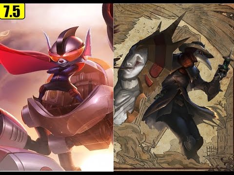 (PLEASE TURN OFF YOUR VOLUME) Rumble top vs singed- patch 7.5 - full game - march 15, 2014