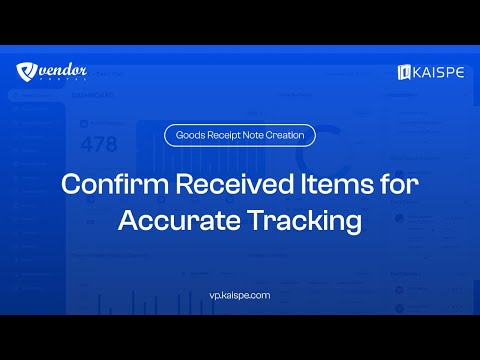 Creating a Goods Receipt Note